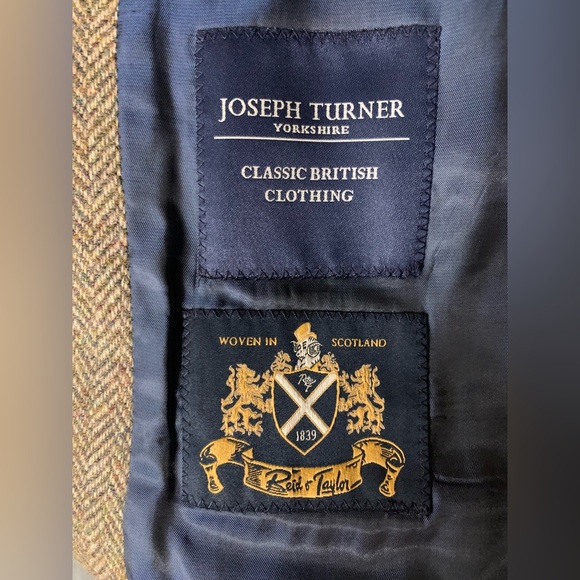 Joseph Turner 100% Wool Sports Coat/Blazer 42R - Picture 8 of 11